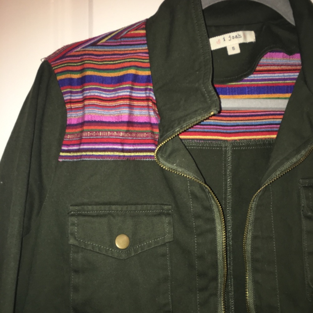 🌈Embroidered Army Jacket